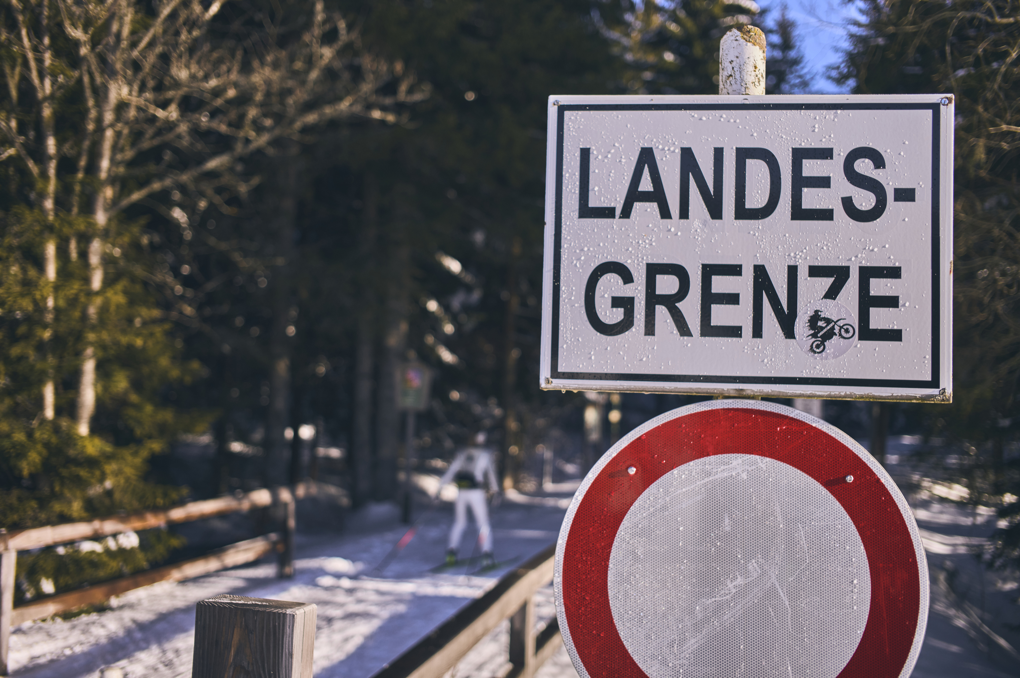 Langlauftour über die Grenze in Finsterau